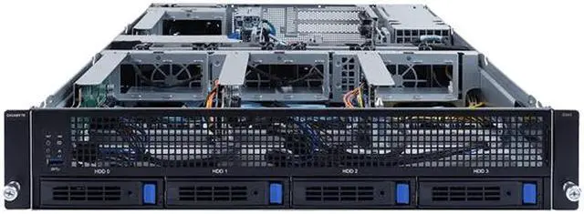 Alt view image 4 of 6 - GIGABYTE G242-Z11 2U Rackmount Server Barebone Socket SP3 DDR4 3200