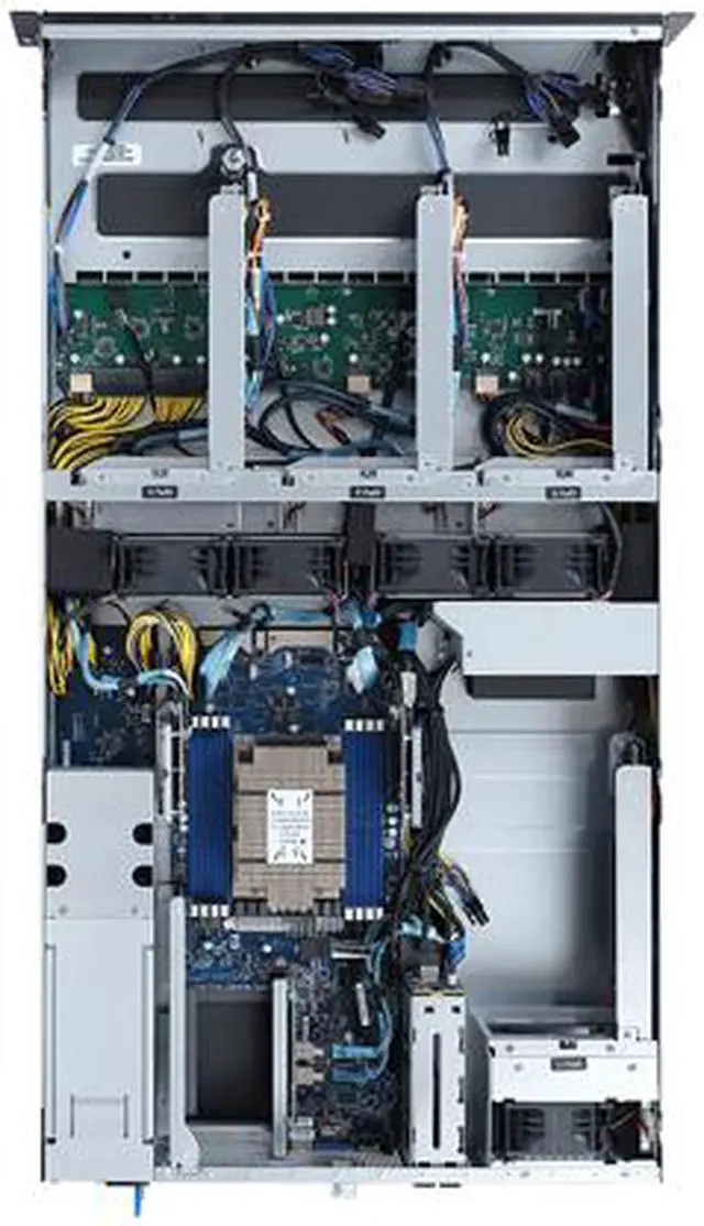 Alt view image 6 of 6 - GIGABYTE G242-Z11 2U Rackmount Server Barebone Socket SP3 DDR4 3200