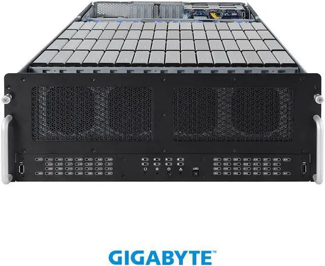 Alt view image 2 of 5 - GIGABYTE S461-3T0 4U Rackmount Server Barebone 4U 60-Bay Dual Processors Storage Server (Intel)