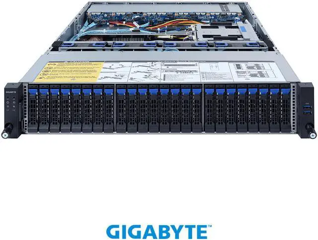 Alt view image 2 of 4 - GIGABYTE R262-ZA0 2U Rackmount Server Barebone DDR4 3200