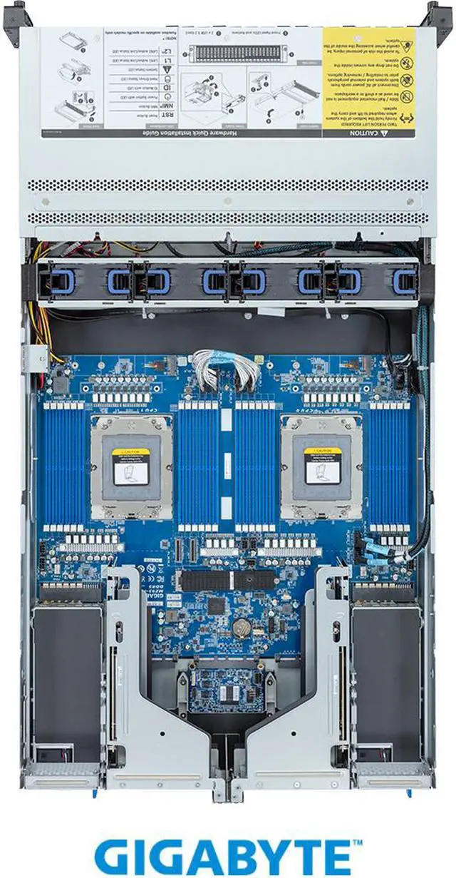 Alt view image 4 of 4 - GIGABYTE Rack Server - AMD EPYC™ 9004 - 2U DP 16-Bay SATA/SAS -R283-Z92-AAD1