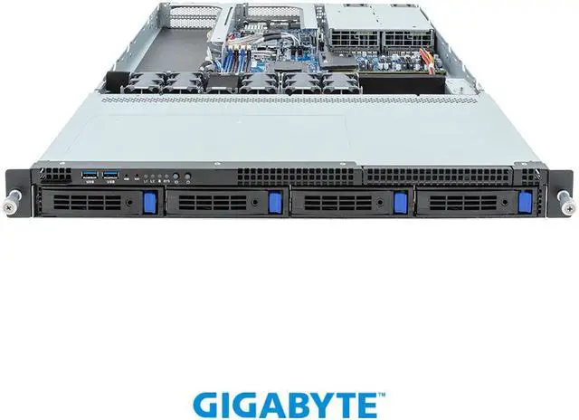 Alt view image 2 of 4 - GIGABYTE |R133-C13-AAB1 Rack Server - AMD EPYC™ 4005/4004 & Ryzen™ 9000/7000 - 1U UP 1 x PCIe Gen5 GPU Platinum