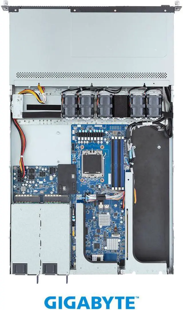 Alt view image 4 of 4 - GIGABYTE |R133-C13-AAB1 Rack Server - AMD EPYC™ 4005/4004 & Ryzen™ 9000/7000 - 1U UP 1 x PCIe Gen5 GPU Platinum