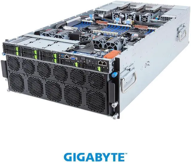 Main image of GIGABYTE G593-SD0 HPC/AI Server - 4th Gen Intel® Xeon® - 5U DP HGX™ H100 8-GPU | Application: AI , AI Training , AI Inference & HPC