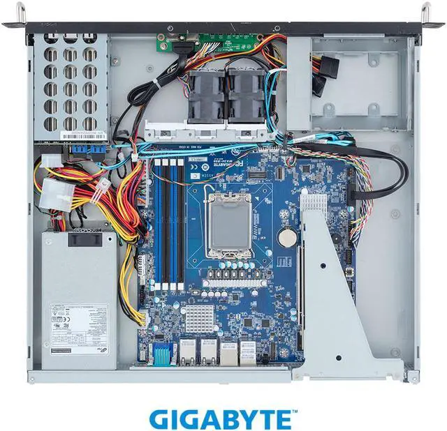 Alt view image 4 of 5 - GIGABYTE R113-X30-AA02 Rack Server - Intel® Xeon® E-2400 - 1U UP 4-Bay SATA