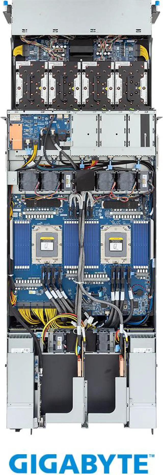 Alt view image 5 of 8 - GIGABYTE G593-ZX1-AAX1 HPC/AI Server - AMD EPYC™ 9004 - 5U DP AMD Instinct™ MI300X 8-GPU