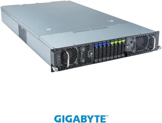 Alt view image 6 of 6 - GIGABYTE G293-Z43-AAP1 HPC/AI Server - AMD EPYC™ 9004 - 2U DP 16 x PCIe Gen5 GPUs (with PCIe switches)