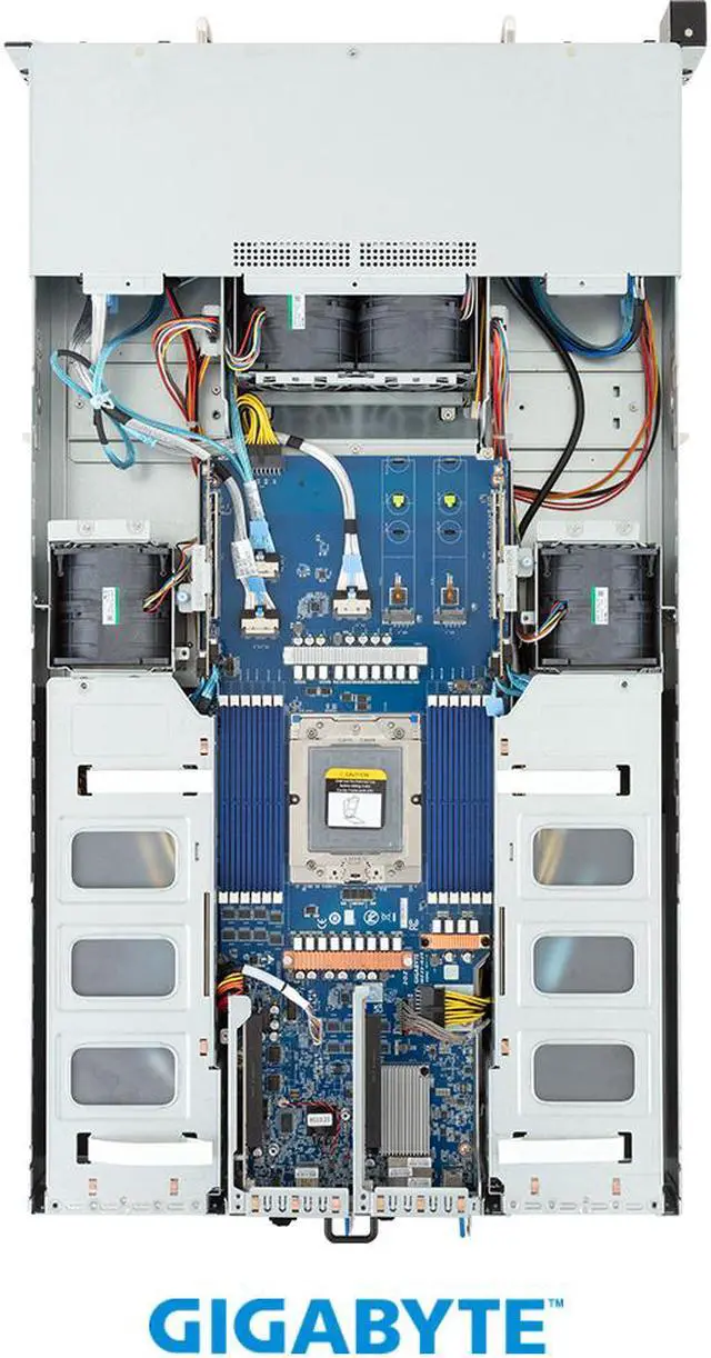 Alt view image 3 of 5 - GIGABYTE G293-Z23-AAM1 HPC/AI Server - AMD EPYC™ 9004 - 2U UP 4 x PCIe Gen5 GPUs