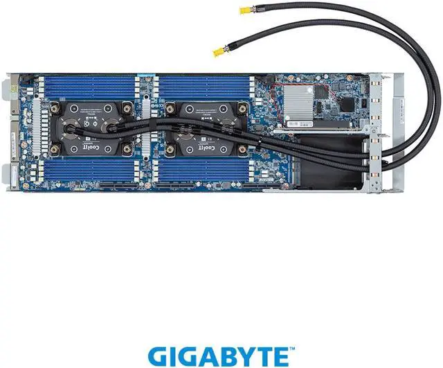 Alt view image 6 of 10 - GIGABYTE H263-S63- LAW1 High Density Server - 5th/4th Gen Intel® Xeon® Scalable - 2U 4-Node DP 8-Bay Gen4 NVMe/SATA/SAS 3000W DLC