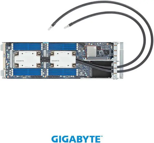 Alt view image 8 of 10 - GIGABYTE H263-S63- LAW1 High Density Server - 5th/4th Gen Intel® Xeon® Scalable - 2U 4-Node DP 8-Bay Gen4 NVMe/SATA/SAS 3000W DLC