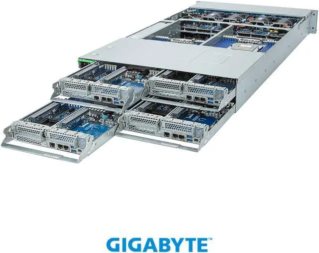 Main image of GIGABYTE H273-Z81-AAN1 High Density Server - AMD EPYC™ 9004 - 2U 4-Node DP 8-Bay Gen4 NVMe/SATA/SAS 2600W