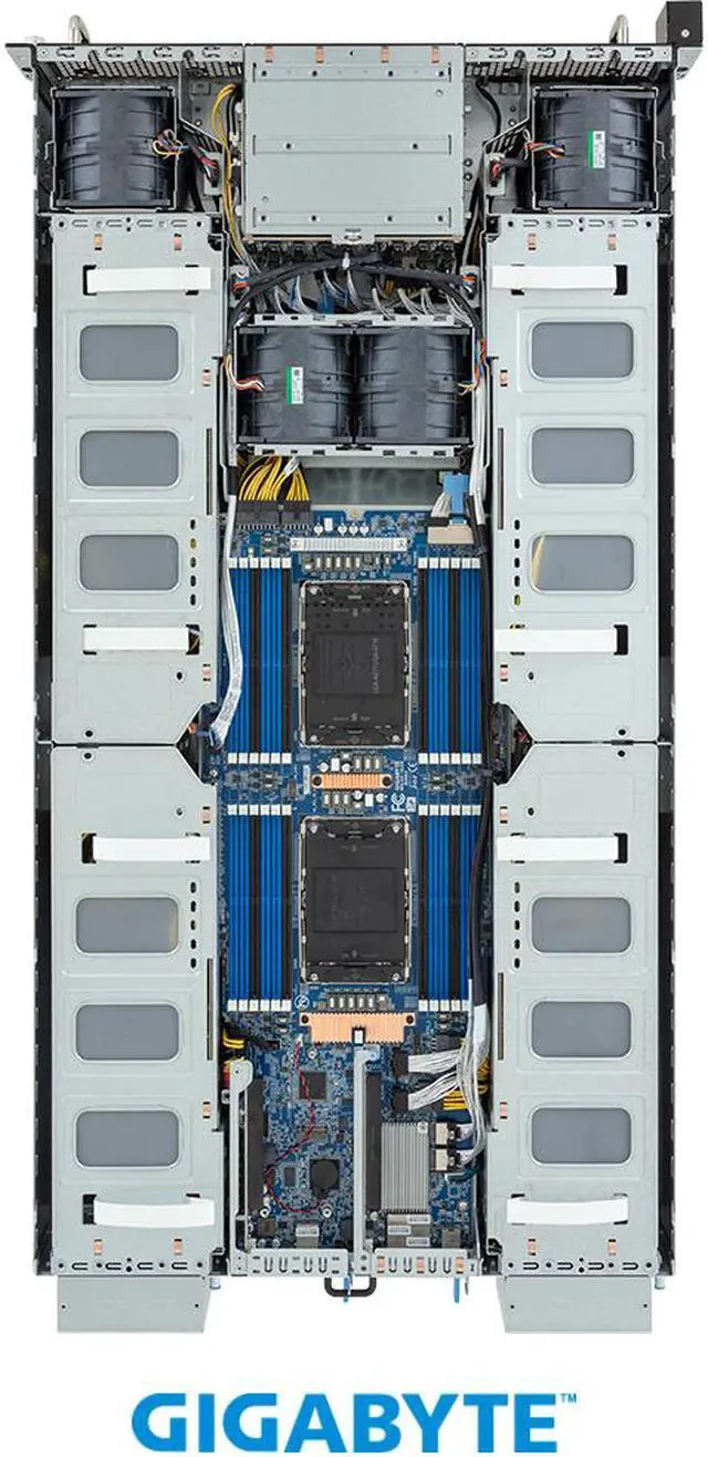 Alt view image 4 of 6 - GIGABYTE G294-S43-AAP2 HPC/AI Server - Intel® Xeon® 6 Processors - 2U DP 16 x PCIe Gen5 GPUs (with PCIe switches)