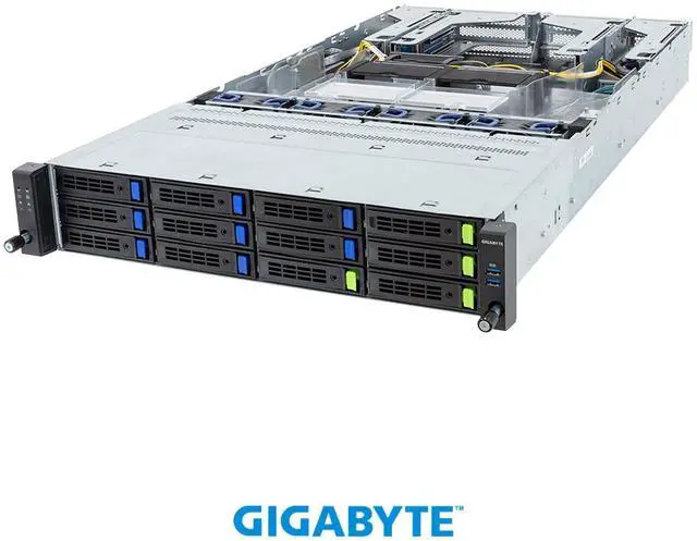 Main image of GIGABYTE R283-S93-AAL1 Rack Server - 5th/4th Gen Intel® Xeon® Scalable - 2U DP 2 x PCIe Gen5 GPUs 2700W