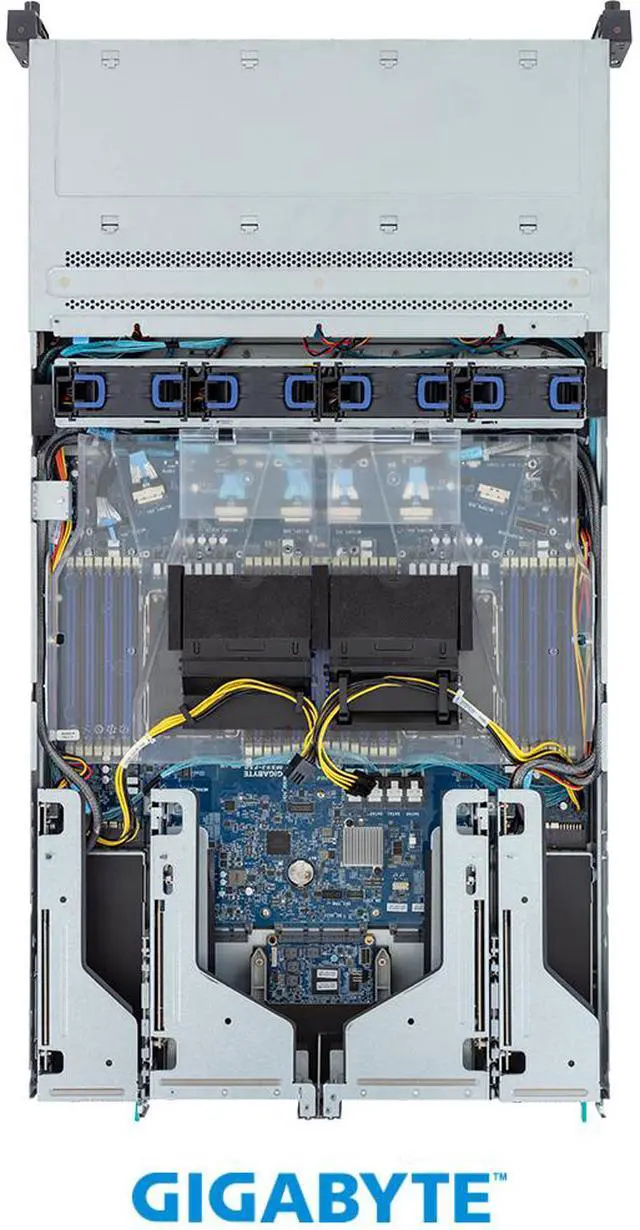 Alt view image 4 of 4 - GIGABYTE R283-S93-AAL1 Rack Server - 5th/4th Gen Intel® Xeon® Scalable - 2U DP 2 x PCIe Gen5 GPUs 2700W