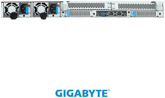 Alt view image 3 of 4 - GIGABYTE E163-S30-AAG1 Edge Server - 5th/4th Gen Intel® Xeon® Scalable - 1U UP 2-Bay Gen4 NVMe/SATA/SAS Titanium