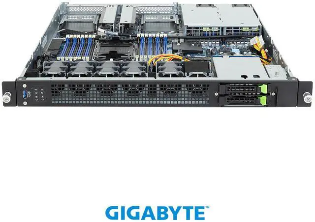 Alt view image 2 of 5 - GIGABYTE E164-S30-AAG1 Edge Server - Intel® Xeon® 6 Processors - 1U UP 2-Bay Gen5 NVMe/SATA/SAS-4