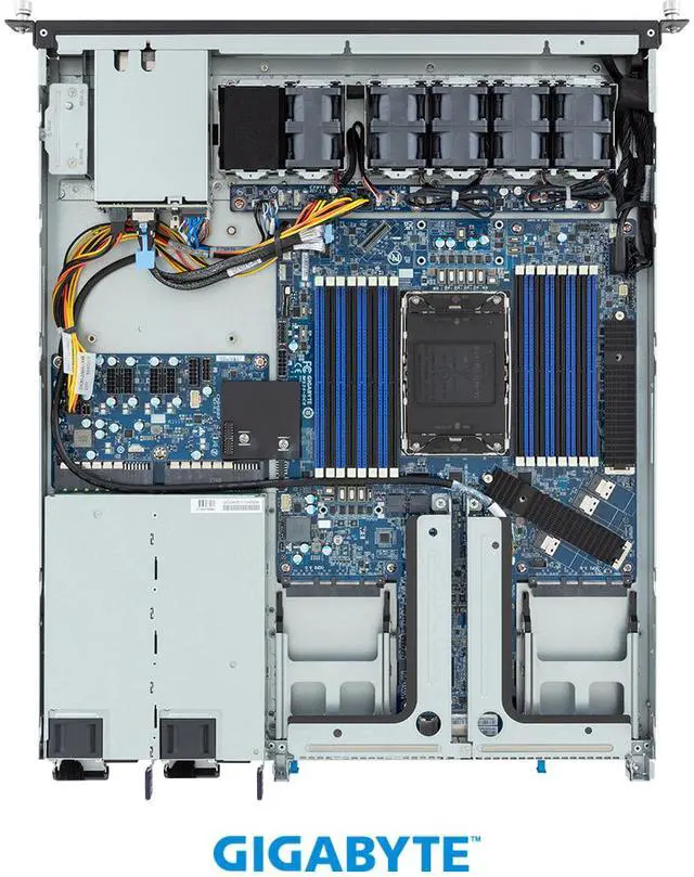 Alt view image 4 of 5 - GIGABYTE E164-S30-AAG1 Edge Server - Intel® Xeon® 6 Processors - 1U UP 2-Bay Gen5 NVMe/SATA/SAS-4