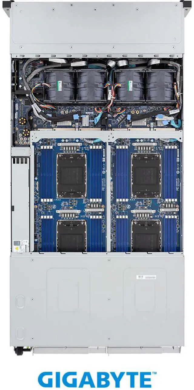 Alt view image 5 of 8 - GIGABYTE H274-S60-AAW1 High Density Server - Intel® Xeon® 6 Processors - 2U 4-Node DP 24-Bay Gen5 NVMe/SATA/SAS-4