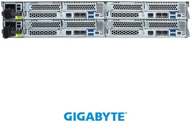 Alt view image 4 of 7 - GIGABYTE H274-S61-AAW1 High Density Server - Intel® Xeon® 6 Processors - 2U 4-Node DP 8-Bay Gen5 NVMe/SATA/SAS-4 (350W CPU)