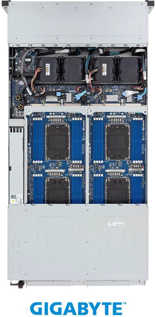 Alt view image 5 of 7 - GIGABYTE H274-S61-AAW1 High Density Server - Intel® Xeon® 6 Processors - 2U 4-Node DP 8-Bay Gen5 NVMe/SATA/SAS-4 (350W CPU)