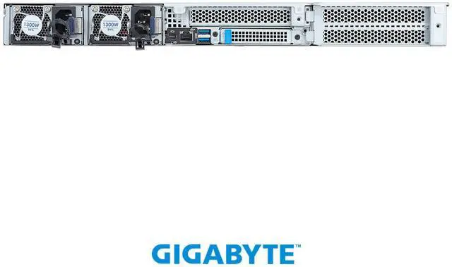 Alt view image 3 of 4 - GIGABYTE R163-SG2-AAC1 Rack Server - 5th/4th Gen Intel® Xeon® Scalable - 1U UP 1 x PCIe Gen5 GPU