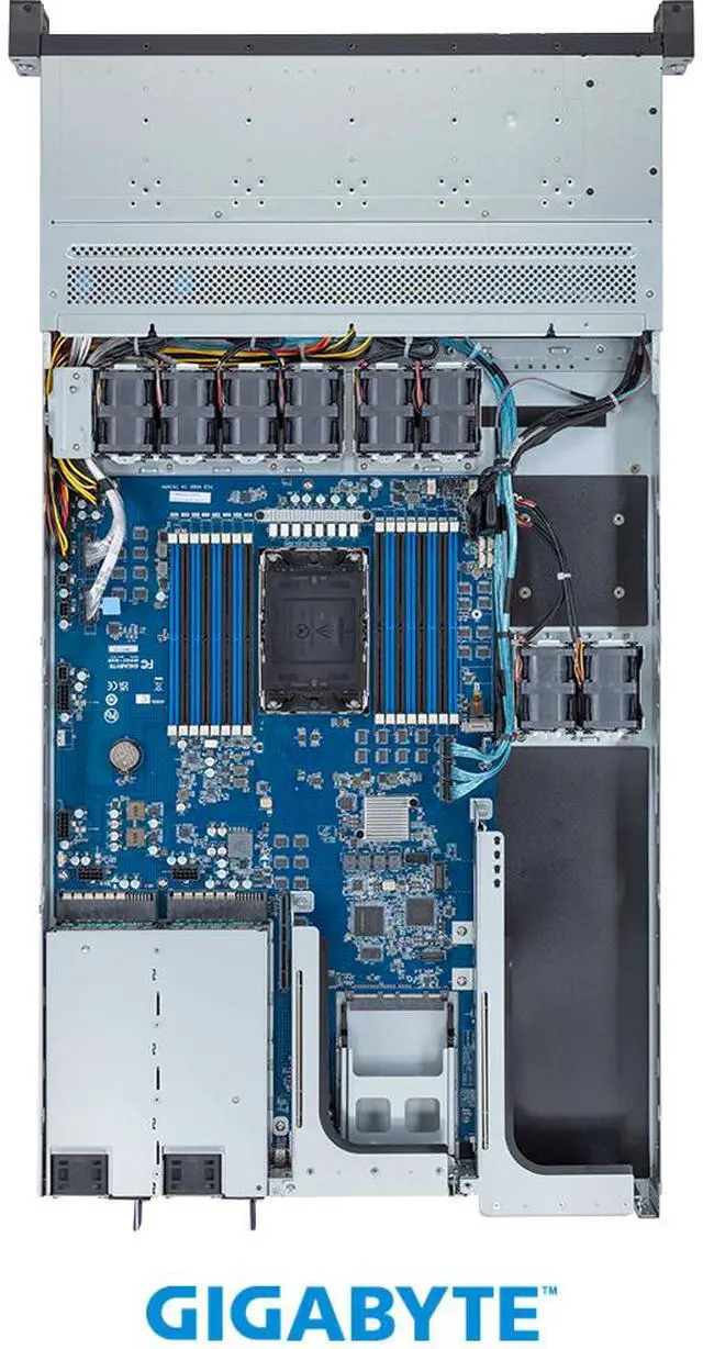 Alt view image 4 of 4 - GIGABYTE R163-SG2-AAC1 Rack Server - 5th/4th Gen Intel® Xeon® Scalable - 1U UP 1 x PCIe Gen5 GPU