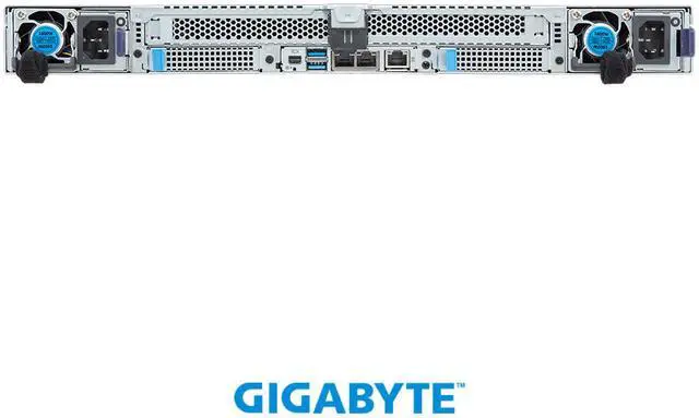 Alt view image 4 of 5 - GIGABYTE R184-S91-AAV1 Rack Server - Intel® Xeon® 6 Processors - 1U DP 6-Bay E1.S NVMe + 8-Bay Gen5 NVMe/SATA/SAS-4