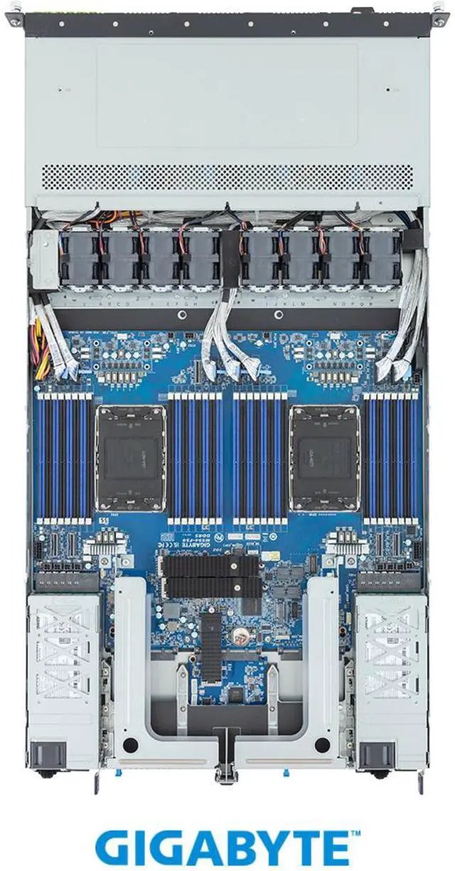 Alt view image 5 of 5 - GIGABYTE R184-S91-AAV1 Rack Server - Intel® Xeon® 6 Processors - 1U DP 6-Bay E1.S NVMe + 8-Bay Gen5 NVMe/SATA/SAS-4