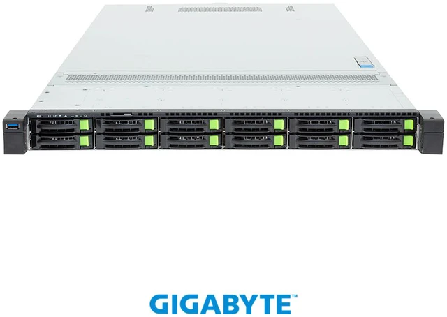 Alt view image 5 of 5 - GIGABYTE R184-S92-AAV1 Rack Server - Intel® Xeon® 6 Processors - 1U DP 12-Bay Gen5 NVMe/SATA/SAS-4