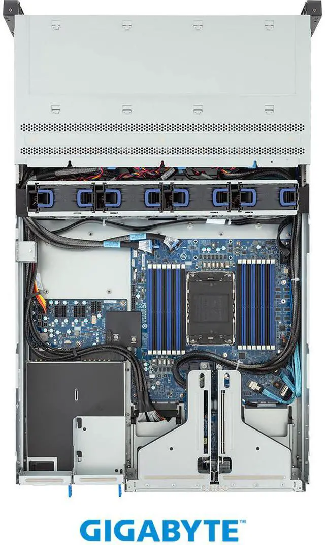 Alt view image 4 of 5 - GIGABYTE R264-S30-AAV1 Rack Server - Intel® Xeon® 6 Processors - 2U UP 12-Bay Gen5 NVMe/SATA/SAS-4 (12 x NVMe)