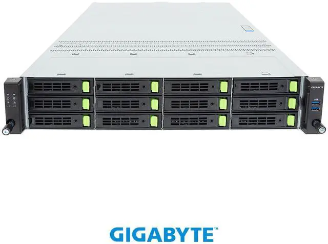 Alt view image 5 of 5 - GIGABYTE R264-S30-AAV1 Rack Server - Intel® Xeon® 6 Processors - 2U UP 12-Bay Gen5 NVMe/SATA/SAS-4 (12 x NVMe)