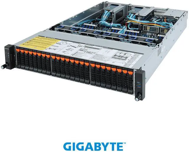 Main image of GIGABYTE R282-Z92 Rack Server - AMD EPYC™ 7002/7001 - 2U DP 24+2-Bay Gen3 NVMe/SATA/SAS