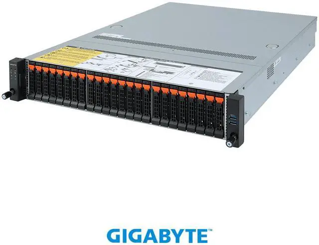 Alt view image 5 of 5 - GIGABYTE R282-Z92 Rack Server - AMD EPYC™ 7002/7001 - 2U DP 24+2-Bay Gen3 NVMe/SATA/SAS