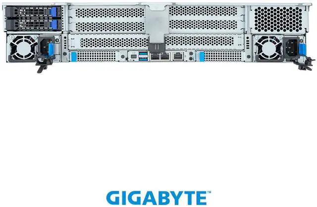 Alt view image 3 of 4 - GIGABYTE R283-S90-AAE3 Rack Server - 5th/4th Gen Intel® Xeon® Scalable - 2U DP 12+2-Bay Gen4 NVMe/SATA/SAS (12 x NVMe) Platinum