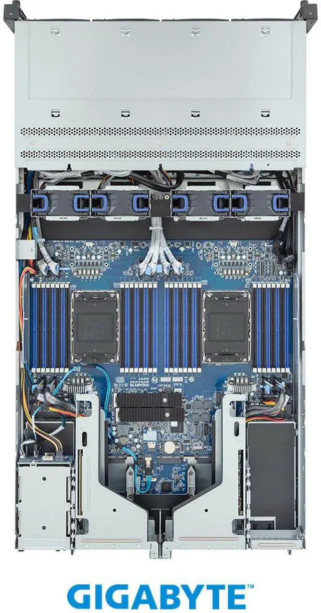 Alt view image 4 of 5 - GIGABYTE R284-S90-AAJ1 Rack Server - Intel® Xeon® 6 Processors - 2U DP 12+2-Bay Gen5 NVMe/SATA/SAS-4