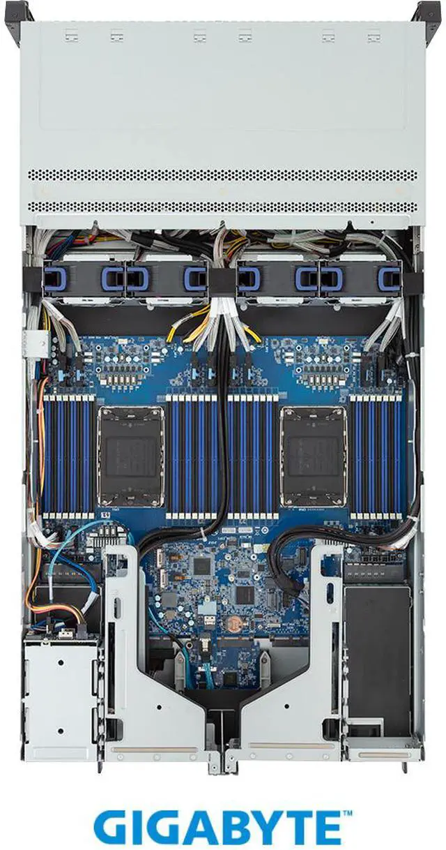 Alt view image 4 of 5 - GIGABYTE R284-S91-AAJ1 Rack Server - Intel® Xeon® 6 Processors - 2U DP 32-Bay E3.S Gen5 NVMe + 2-Bay SATA/SAS-4