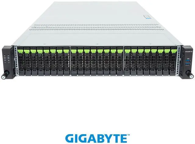 Alt view image 2 of 5 - GIGABYTE R284-S92-AAJ1 Rack Server - Intel® Xeon® 6 Processors - 2U DP 24+2-Bay Gen5 NVMe/SATA/SAS-4