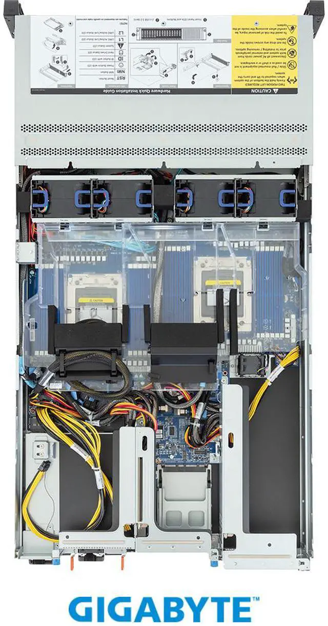 Alt view image 4 of 4 - GIGABYTE R283-ZF1-AAL1 Rack Server - AMD EPYC™ 9005/9004 - 2U DP 4 x PCIe Gen5 GPUs