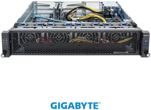 Alt view image 2 of 5 - GIGABYTE E264-S30-AAJ1 Edge Server - Intel® Xeon® 6 Processors - 2U UP 2 x PCIe Gen5 GPUs