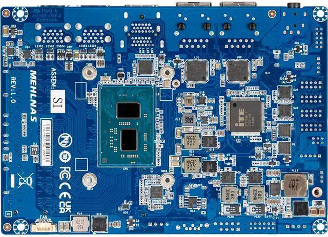Alt view image 2 of 3 - GIGAIPC QBiP-6412A 3.5" SubCompact Embedded Motherboard with Intel Celeron J6412 Processor, Dual Channel DDR4 memory, 4 x COM, 1 x SATA 6Gb/s, 4 x USB 3.2 Gen 1, 2 x USB 2.0 - OEM