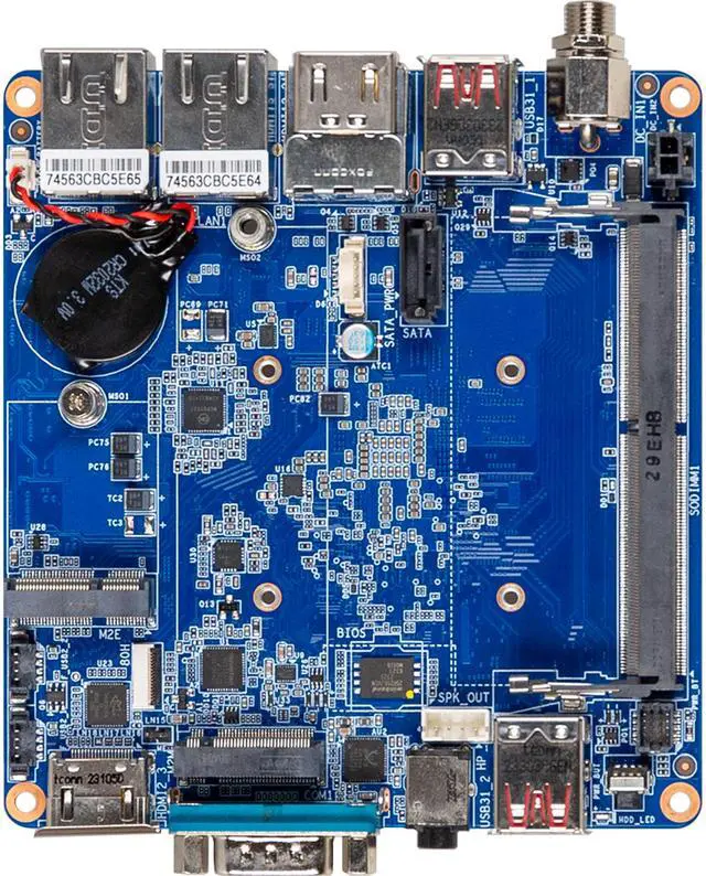 Main image of GIGAIPC QBi-N97B Embedded Compact Board with Intel Processor N97, Single Channel DDR4 memory, 1 x COM, 1 x SATA 6Gb/s, 6 x USB, TPM on board - OEM