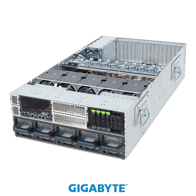 Main image of GIGABYTE XL43-ZX0-AAS2 NVIDIA MGX™ Server - AMD EPYC™ 9005 Server Processors - 4U DP 8 x PCIe Gen5 GPUs