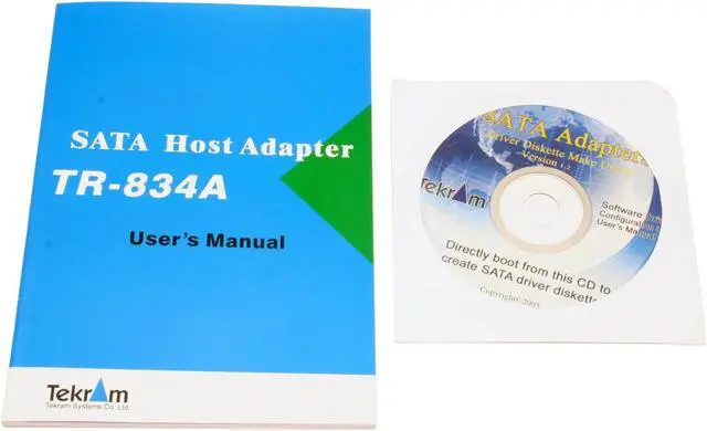 Alt view image 5 of 6 - Tekram TR-834A PCI-X 133MHz/64bit SATA II (3.0Gb/s) 4 Channel Controller Card