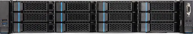 Alt view image 3 of 7 - MSI S2205-01-10G Server Barebones,  Dual 4th/5th Gen Intel® Xeon® Scalable processors, 12 NVMe/SATA Hybrid Hot-swap drive bays, Dual 10 Gb Networking.