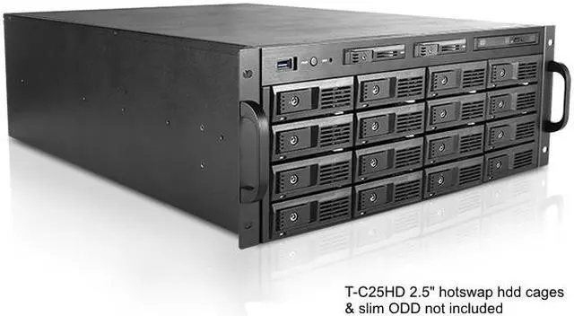Main image of 4U 16-Bay Trayless Storage Server Rackmount Chassis 12Gb/s HDD SFF-8643 Backplane