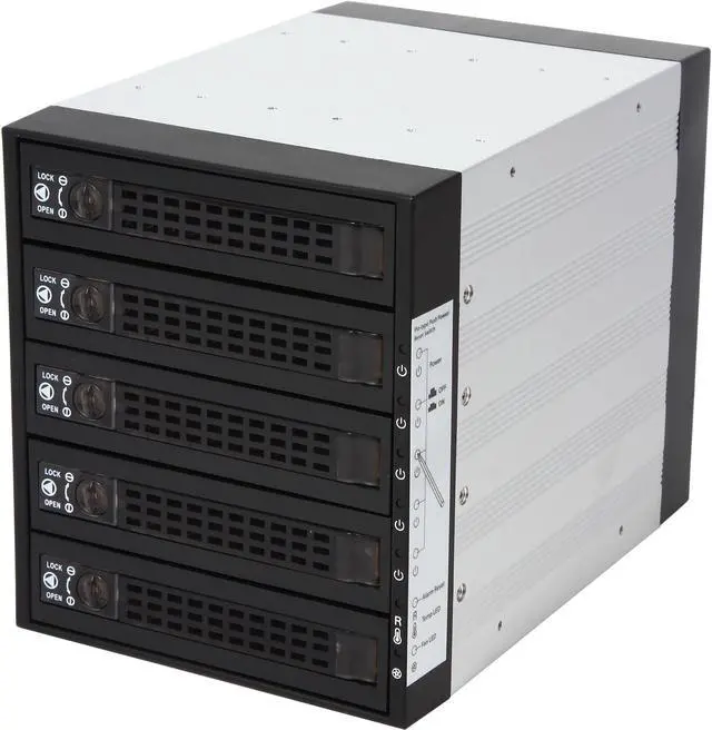 Main image of iStarUSA BPU-350SATA 3x5.25" to 5x3.5" SAS/SATA 6.0 Gb/s Hot-Swap Cage