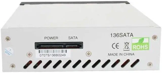 Alt view image 3 of 6 - iStarUSA T-7M1-SA-RED 1x5.25" Bay Audio Series SATA Mobile Rack