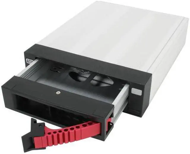 Alt view image 4 of 6 - iStarUSA T-7M1-SA-RED 1x5.25" Bay Audio Series SATA Mobile Rack