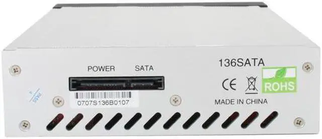 Alt view image 3 of 6 - iStarUSA T-7M1-SA-BLUE 1x5.25" Bay Audio Series SATA Mobile Rack