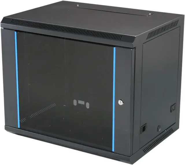 Alt view image 5 of 10 - iStarUSA WM945B 9U 450mm Depth Wallmount Server Cabinet
